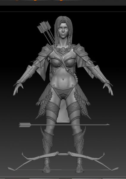 3D游戏角色美宣图 chri-chri展示2