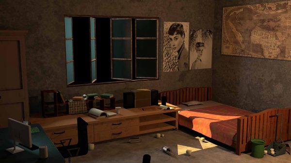 教学生制作三维场景和道具及贴图的制作 李明展示3