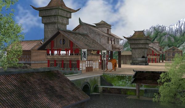 教学生制作三维场景和道具及贴图的制作 李明展示6