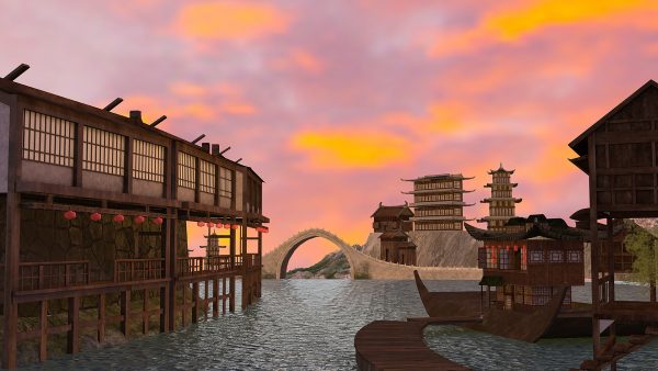 教学生制作三维场景和道具及贴图的制作 李明展示2
