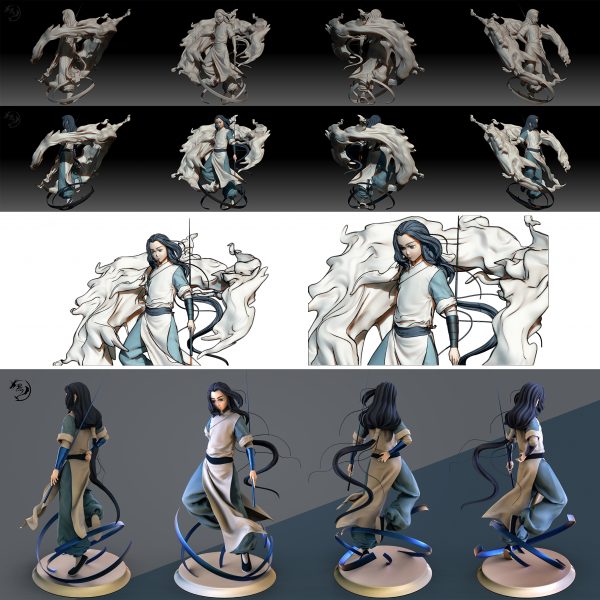 三维模型制作、数字雕刻 津黑展示3